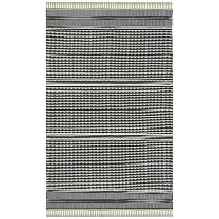 Safavieh 5 x 8 ft. Medium Rectangle Montauk Hand Woven Rug, Green and Multi Color MTK607G-5